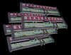 Six pack of damage trackers for use with MCP