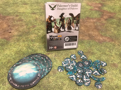 Guild Ball: Falconer's Guild - Daughter of Falcons Tokens  Season 4