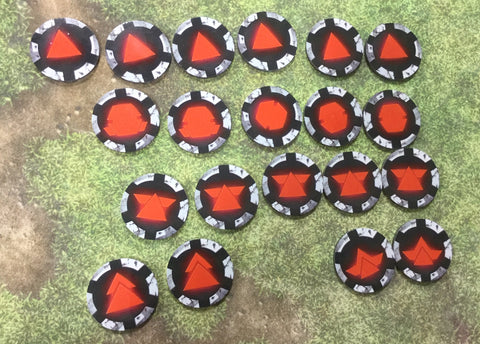 Sci FI Command token set for use with Star Wars: Legion