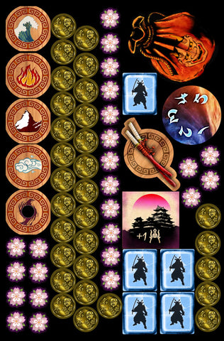 Legends of the Five Rings token set L5R
